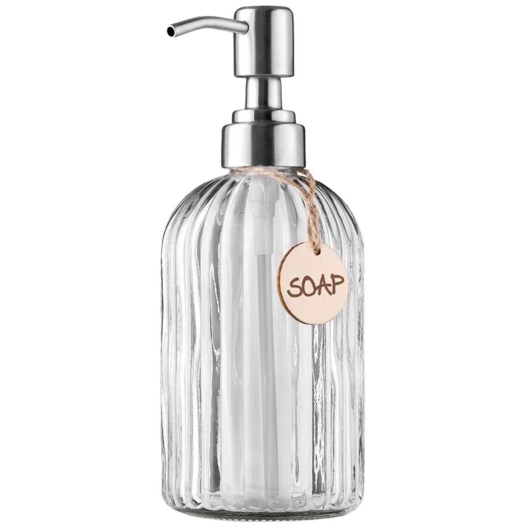 Clear Hand Soap Dispenser — Hemstilla